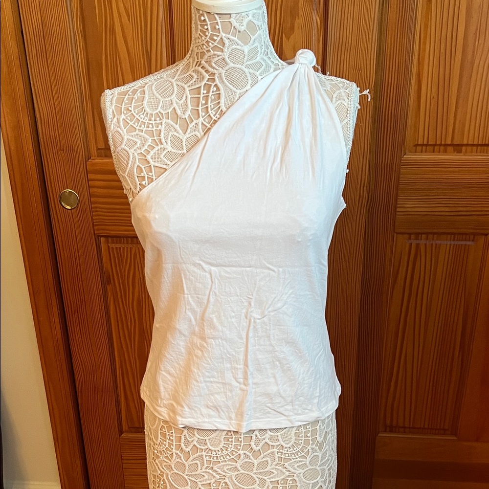 NWOT GAP One Shoulder Knotted Top